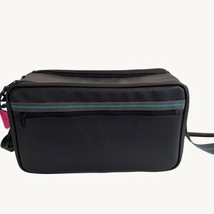 Vintage Video Camera Camcorder Classic Black Travel Bag with Padded Dividers